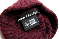 2023 BORN x RAISED NEW ERA ~LABEL~ RIBBED CUFF BEANIE skully/knit (KIDS/TODDLER)
