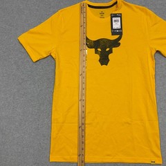 Under Armour UA Project Rock Brahma Bull Graphic T-Shirt Mens S 1383191-750 NWT
