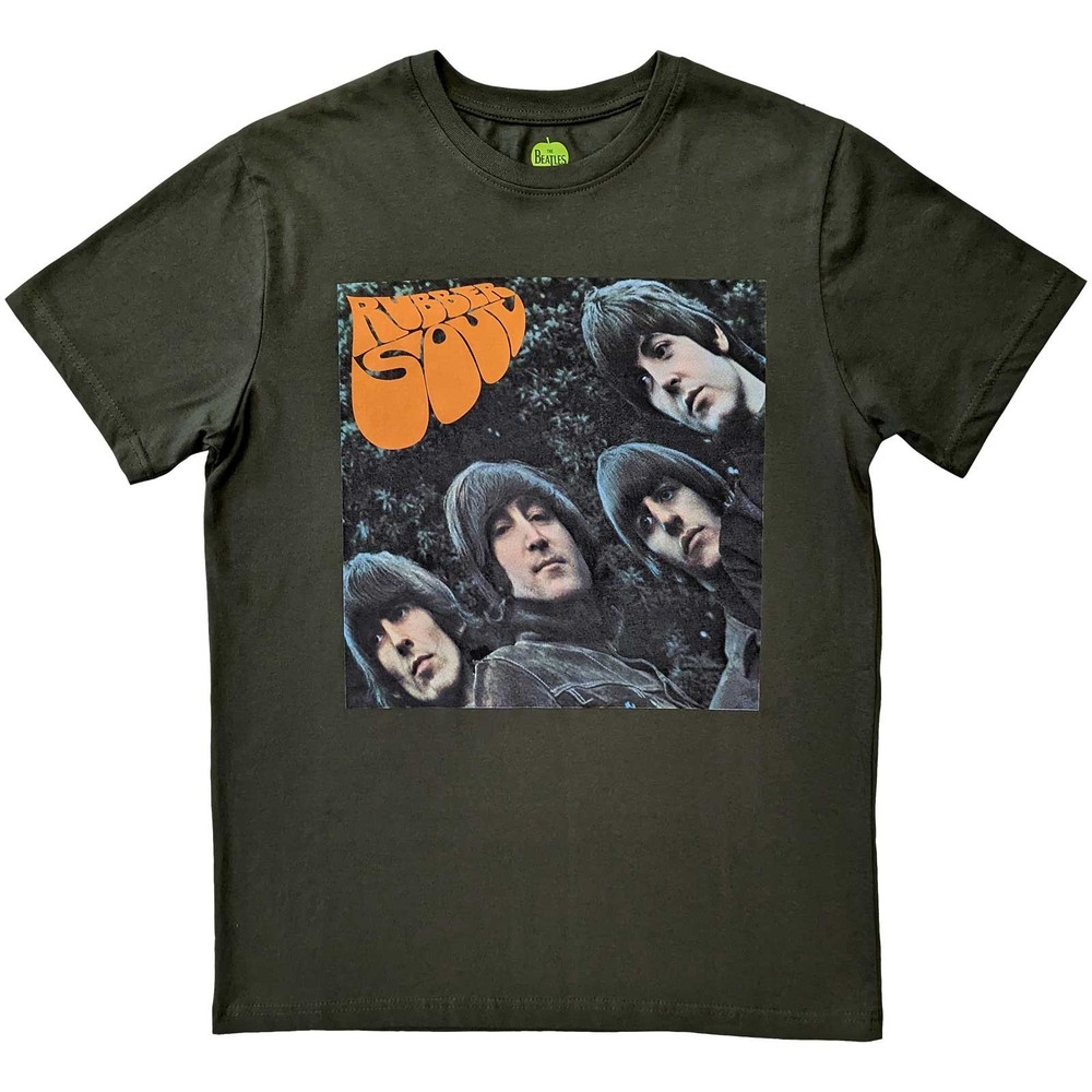 The Beatles ‘Rubber Soul Album Cover’ (Green) T-Shirt