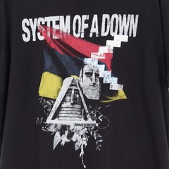 System Of A Down Protect The Land Graphic Men’s Size XL Black Band Tour T-Shirt