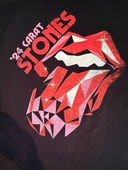 ROLLING STONES 2024 Shirt – ’24 Carat Hackney Diamonds Tour Black SIZE LARGE