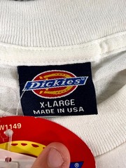 Vintage Dickies Shirt Men’s XL White Cotton Utility Pocket Tee USA Deadstock NWT