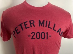 PETER MILLAR NEW MEN’S RED T-SHIRT SIZE S
