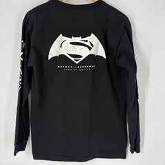 Batman v Superman Dawn of Justice Film Crew Long Sleeve T Shirt Mens Size M USA
