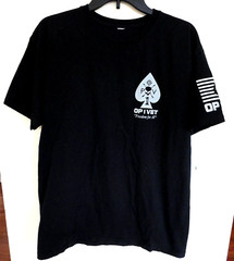 MENS’ OP1VET SHIRT*L*Black*Ronald Reagan Quote*”I’m From the Government”