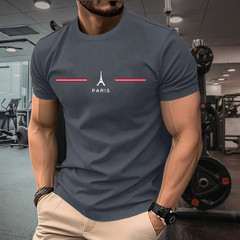 Men Cotton Oversized T Shirt Casual Loose Short Sleeve Summer Tee