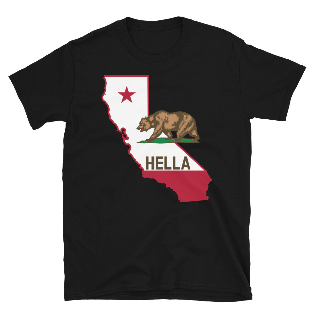 Northern California Bay Area Hyphy Culture Hella Short-Sleeve Unisex T-Shirt