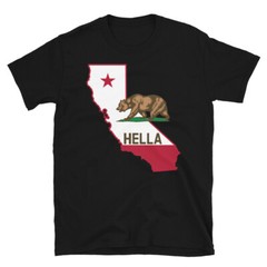 Northern California Bay Area Hyphy Culture Hella Short-Sleeve Unisex T-Shirt