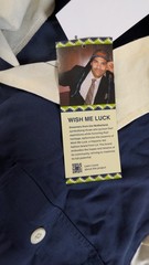 2X Wish Me Luck Winner’s Circle Men’s & Big 3x Bowling Shirt Size Blue/Brown