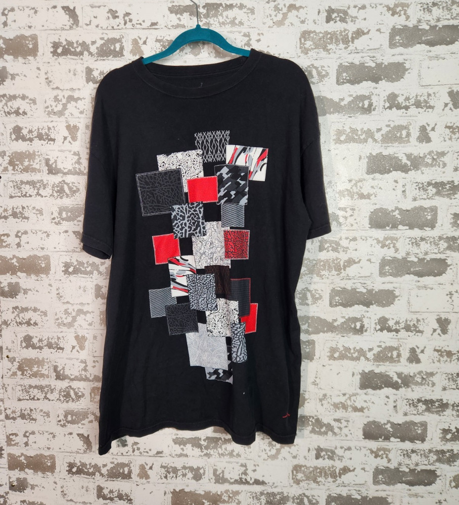 Jordan Men’s XL Black Crew Neck Short Sleeve Jumpman Graphic Print T-Shirt