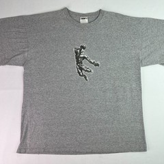 AND1 Basketball Men XL Gray Graphic Tee Athletic Sports Streetwear