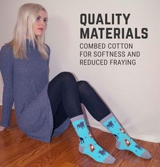 French Bulldog Frenchie Women Premium Comfort Socks Fits Size 410 Novelty