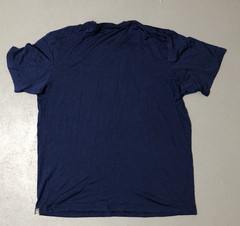 Smartwool Merino Wool T Shirt Mens Large Baselayer Short Sleeve Logo Blue