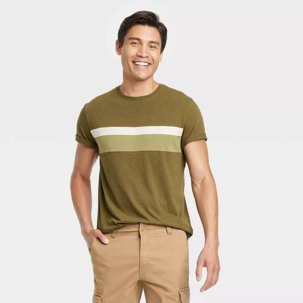 Men’s Short Sleeve T-Shirt – Goodfellow & Co Forest Green