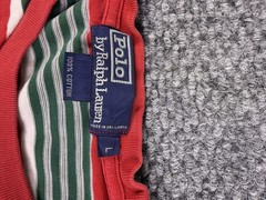 Polo Ralph Lauren Shirt Mens Large Multicolor Striped Cotton Tee Crewneck