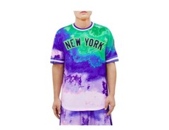 Pro Standard MLB New York Yankees Pro Team Mens LARGE L Multi Dip Dye Shirt NEW