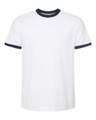Custom-Printed Ringer Tees In Colours – Soft and Lightweight Cotton Fabric