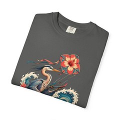 Hibiscus Surf Kite Heron T-Shirt Graphic