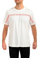 Hugo Boss Men’s “Deelers” White Logo Print Short Sleeve T-Shirt US 2XL IT 56