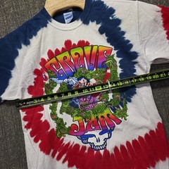 Grove Jam 2021 Tie Dye Shirt Men M Grateful Dead Style Skull Uncle Sam Festival