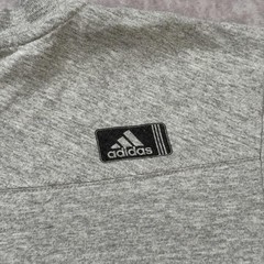 Vintage Adidas Athletic Dept Shirt Mens S Gray Logo Soccer Y2K