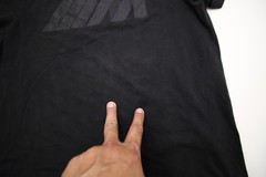 BMW M Motorsport Textured Logo T-Shirt Mens M 42″ Chest Tonal Black READ