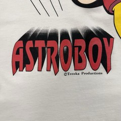 Vintage 90s Astro Boy Cartoon Japenese Anime White Graphic Shirts Men’s Large
