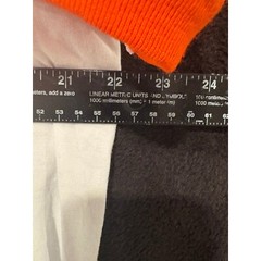 Augusta Sportswear T-Shirt Mens XL White Orange Senix Racing Ringer Tee XL
