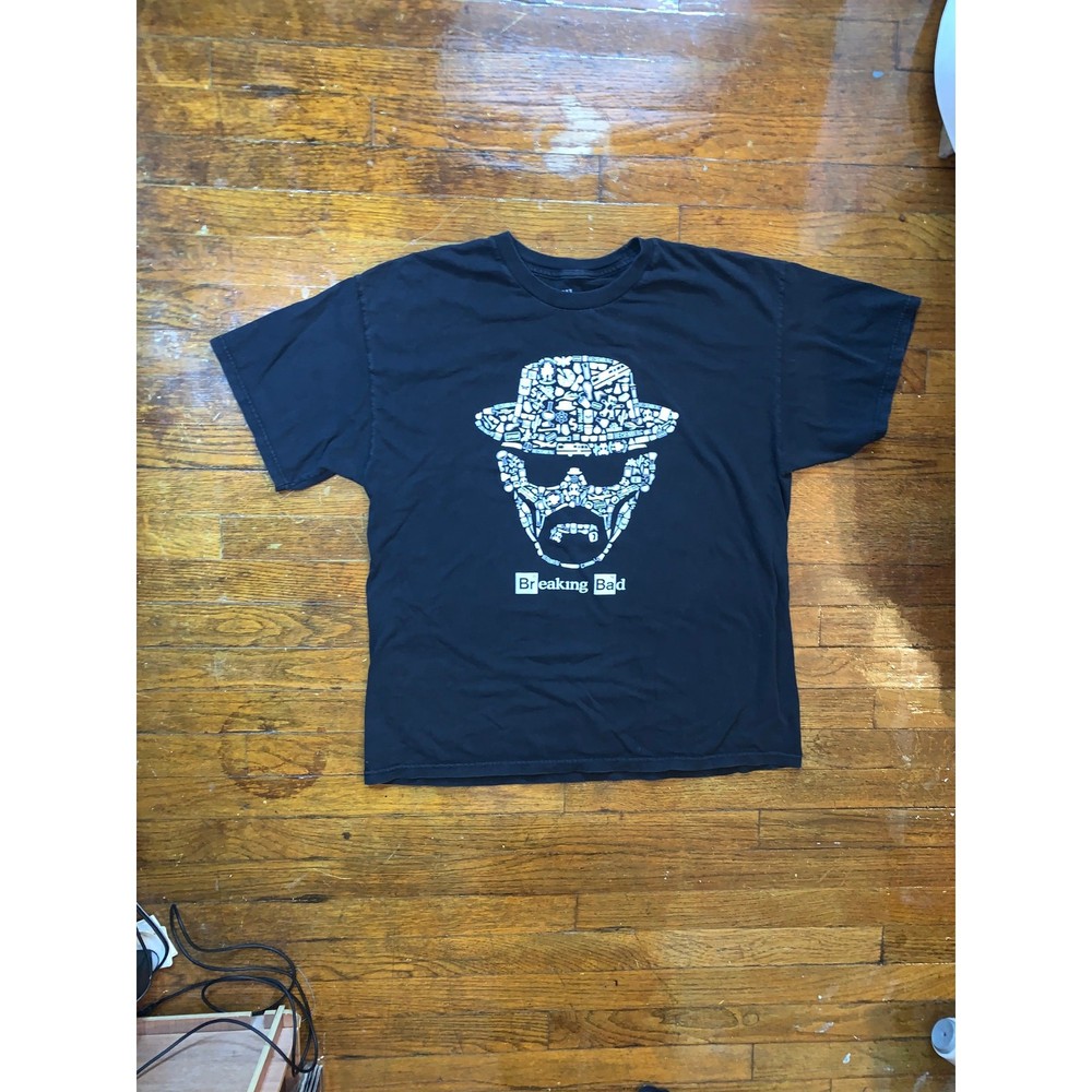 Breaking Bad Heisenberg T Shirt XL Walter White Graphic Black Tee