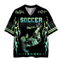 Bicycle Kick Electric Flare Illusion Mesh Jersey