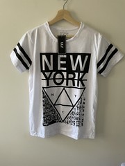 Brand New With Tags T.E.X Fashion Collection New York Tshirt.Size S