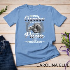 being grandpa is an honor being papa is priceless father T-Shirt Unisex T-shirt