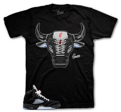 Shirts To Match Jordan 5 Black Metallic Reimagined – War Bully Shirt