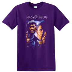 Shawshank Redemption Art T Shirt Classic Movie Graphic Tee Movie Lovers Humor
