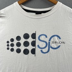 Vintage Sean John Shirt Mens Size 3XB White Baggy 90s Y2K Hip Hop Diddy Skater