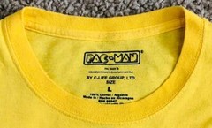 Pac Man By C-Life Group Men’s Yellow Graphic T-Shirt Size Large