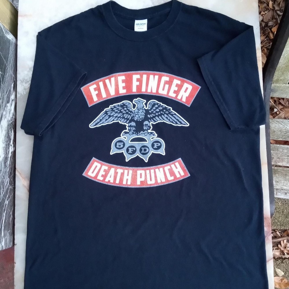 Gildan Men’s Black Five Finger Death Punch T-shirt
