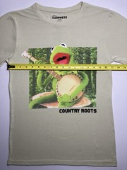Disney The Muppets KERMIT THE FROG “Country Roots” Banjo T-Shirt Unisex Small