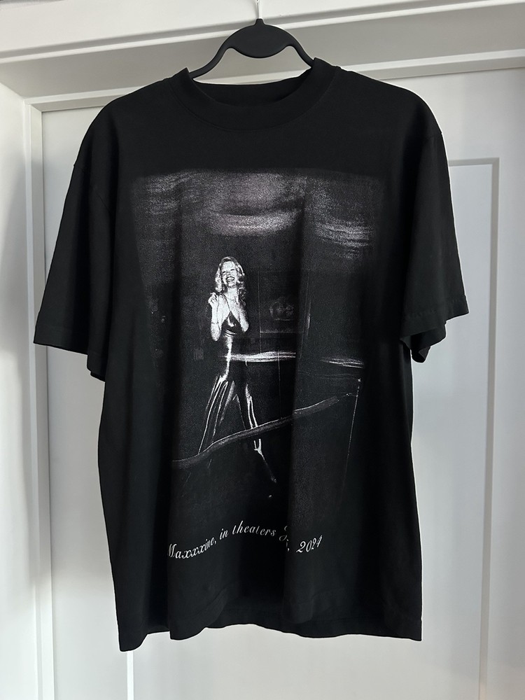 MaXXXine Walk Of Fame x Online Ceramics Tee | Mia Goth Pearl A24 Size Small