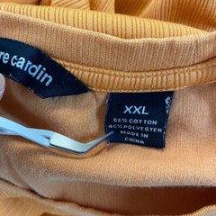 Pierre Cardin Men’s Size XXL Orange Short Sleeve Top