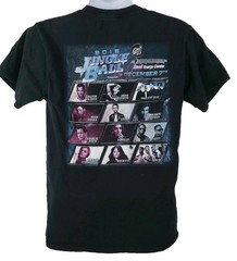Fall Out Boy Jingle Ball 2015 Tour Shirt Medium Double Sided Concert Band Tee