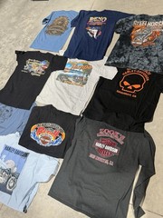 Bulk Wholesale Harley Davidson Lot – 10pc Tees / Long Sleeve