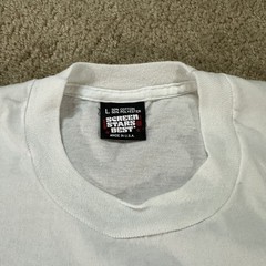 Vtg Star Island Cass Lake Shirt Men L White Graphic 90s Screen Stars Best Stitch