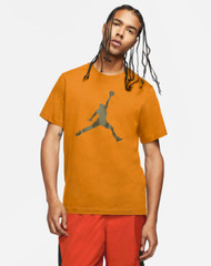 Nike Air Jordan Jumpman Mens Tee Shirt Orange Size S-2XL Casual Sportswear Top