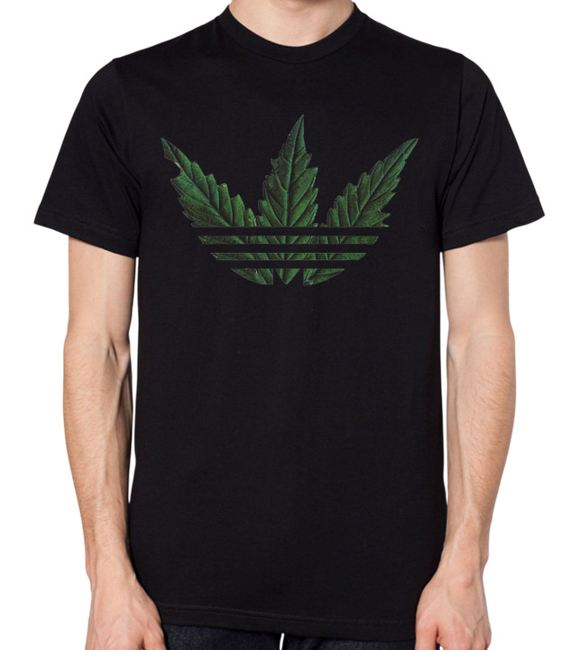 Marijuana T-Shirt Men Ladies Unisex Cannabis Weed Plant Top