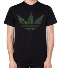 Marijuana T-Shirt Men Ladies Unisex Cannabis Weed Plant Top