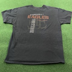 Vintage The Eagles Shirt Mens XL Black Y2K Farewell Tour Band Concert Tee 2003