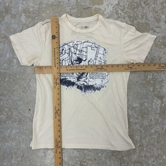 Vintage RVCA ANP Kevin Arcell Mens S Ivory Red Stitch Artist Network Program