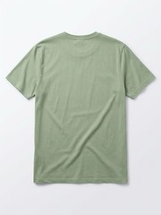 Hollister Men’s Green Solid Crew Neck Short Sleeve Logo Knit Cotton T-Shirt L
