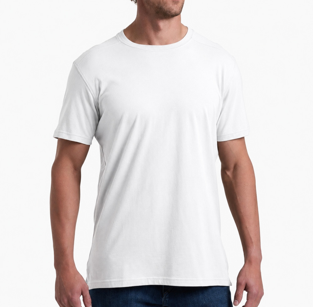 All in Motion Men’s White and Olive T-Shirt’s